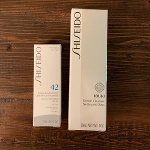 SHISEIDO GENTLE CLEANSER AND FREE SUNSCREEN✨